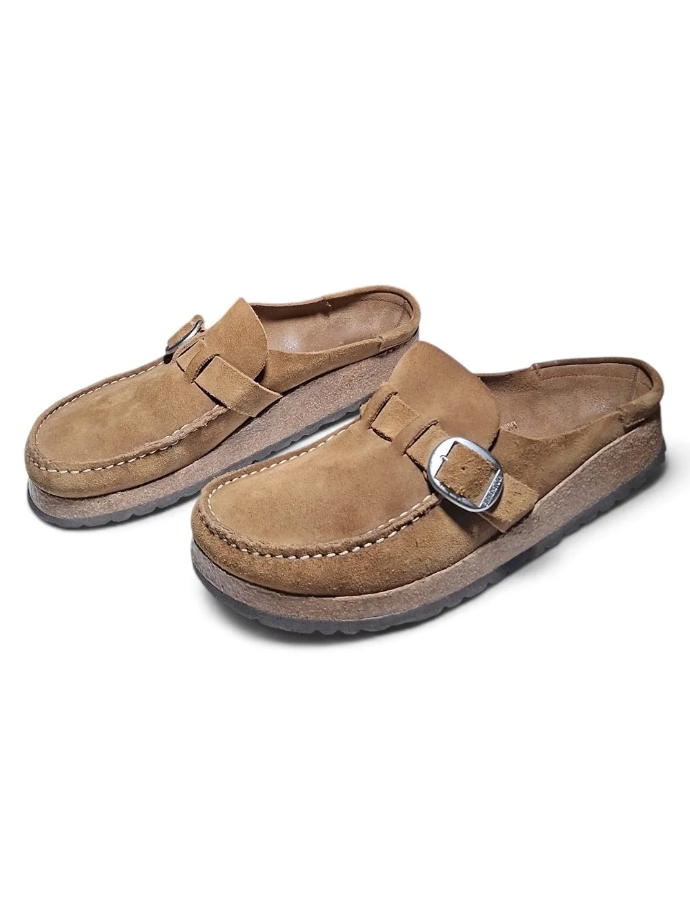 Birkenstock Women's Buckley Leather Suede Tea Color EU Size 40 US Size 9-9.5